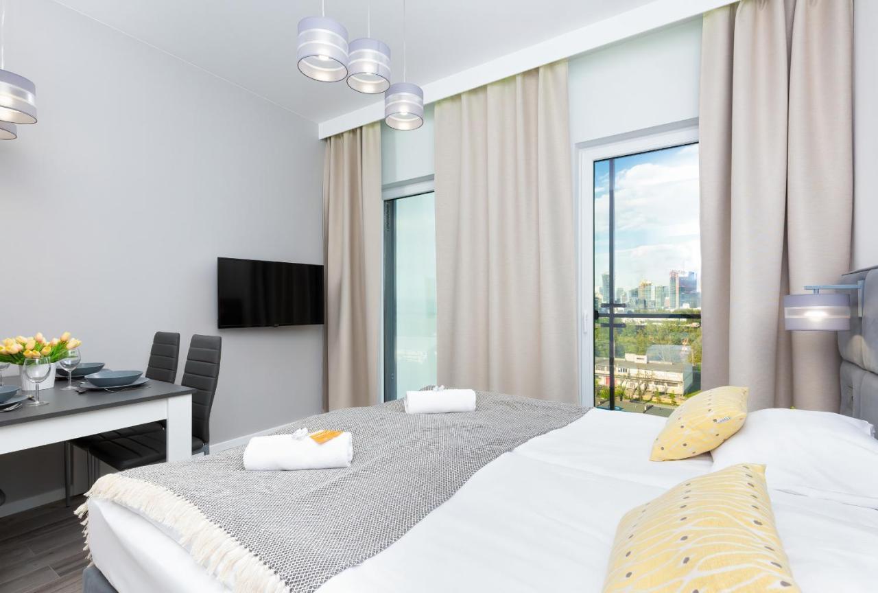 Apartments With Parking Warsaw Business Center By Noclegi Renters Exteriör bild